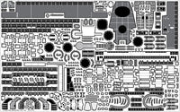 1/350 Pontos Model USS BB-63 Missouri Circa 1991 Detail Up Set 37018F1