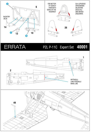 1/48 Arma Hobby PZL P.11c Expert Plastic Model Kit 40001