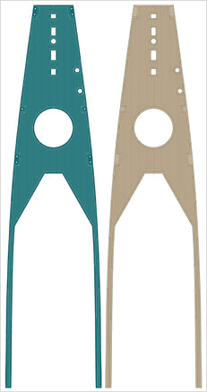 1/350 Pontos Model USS CA-35 Indianapolis 1945 Detail Up Set for Academy 35017F1