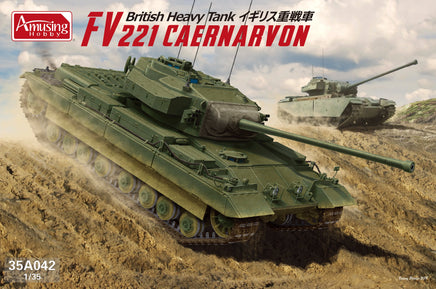 1/35 Amusing Hobby British Heavy Tank FV221 Caernarvon 35A042 - MPM Hobbies