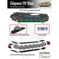 1/72 Vespid Flakpanzer VIII Maus German Super Heavy AA Tank 720005