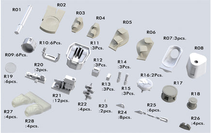 1/200 Pontos Model HMS Hood 1941 Detail Up Set 23009F1