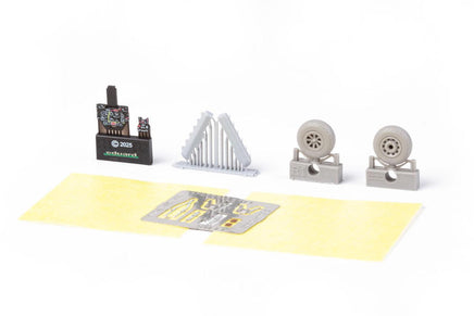 1/72 Eduard P-51D exhaust stacks w/ fairing LooKplus 674039