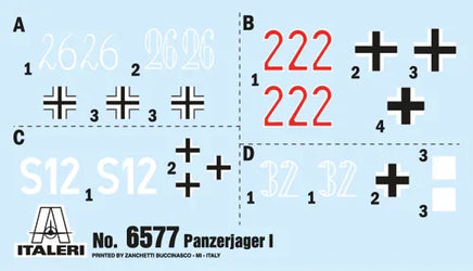 1/35 Italeri Panzerjäger I 6577