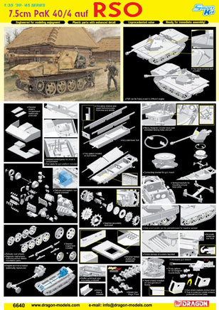 1/35 Dragon Model 7.5cm PaK 40/4 auf RSO 6640