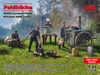 1/35 ICM Feldküche WWII German Field Kitchen with Cooks 35618
