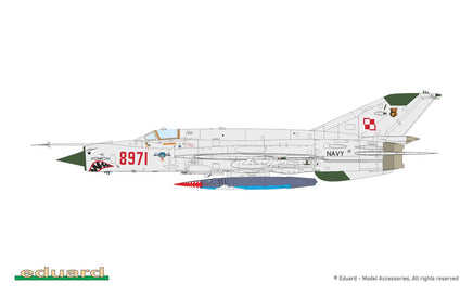 1/72 Eduard MiG-21bis Profipack Plastic Model Kit 70146
