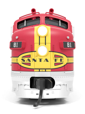 N Broadway Ltd EMD E8 A/B ATSF 81L / 81A Warbonnet A-Unit Paragon4 Sound/DC/DCC, Unpowered B-Unit 8810