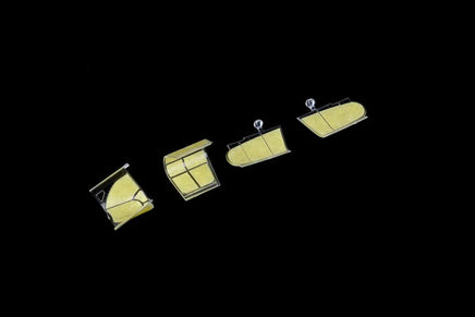 1/48 Eduard P-40E w/ fishtail exhaust stacks LooKplus Brassin for EDUARD kit 644300