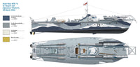 1/35 Italeri Vosper MTB 74 with Crew 5624