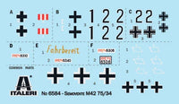 1/35 Italeri Semovente M42 da 75/34 6584
