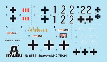 1/35 Italeri Semovente M42 da 75/34 6584