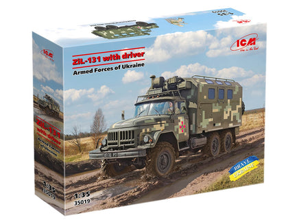 1/35 ICM ZiL-131 with Driver Armed Forces of Ukraine 35019
