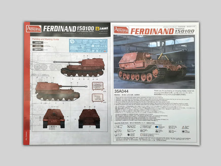 1/35 Amusing Hobby Ferdinand No.150100 Jagdpanzer Sd.Kfz.184 - 35A044 - MPM Hobbies