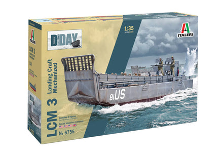 1/35 Italeri LCM 3 Landing Craft Mechanized 6755