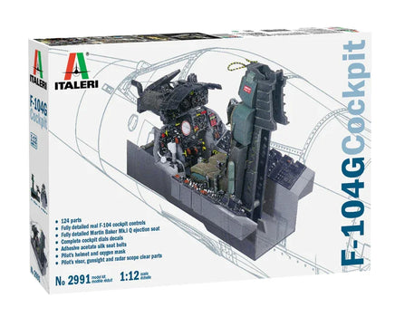 1/12 Italeri F-104 G Cockpit 2991