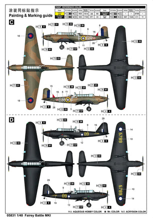 1/48 Trumpeter Fairey Battle Mk.I 05831