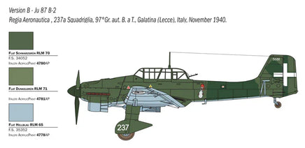 1/48 Italeri Ju 87 B-2/R-2 "Picchiatello" 2769