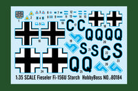 1/35 Hobby Boss Fieseler Fi-156U Storch 80184