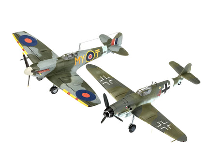 1/72 Revell Germany Combat Set Messerschmitt Bf109G-10 - Spitfire Mk.V 03710