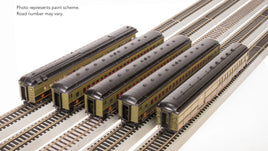 HO Broadway Ltd CN Heavyweight 5-Car Passenger Set Green/Black/Yellow Scheme 9101 - MPM Hobbies