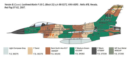 1/48 Italeri F-16C Fighting Falcon - War Thunder 35105 - MPM Hobbies