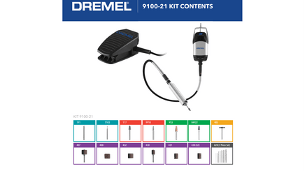 Dremel Fortiflex Heavy Duty Flex Shaft Tool Kit 9100-21