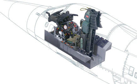 1/12 Italeri F-104 G Cockpit 2991