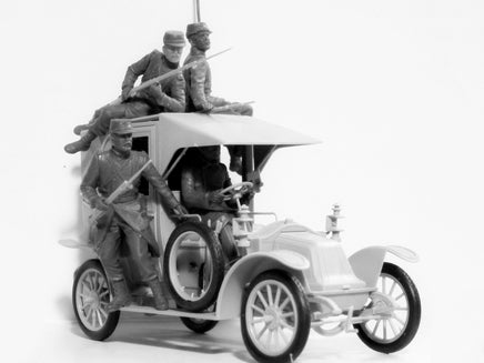 1/35 ICM Taxi Car w/French Infantry Battle of the Marne 1914 35660