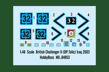 1/48 Hobby Boss British Challenger II (OP.Telic) Iraq 2003 84853