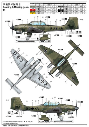 1/24 Trumpeter Junkers Ju-87B-2/U4 Stuka 02422 - MPM Hobbies