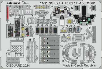 1/72 Eduard F-15J MSIP for FINE MOLDS 73827