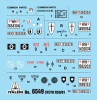 1/35 Italeri Steyr RSO/01 with German Soldiers 6549