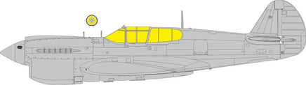 1/48 Eduard P-40E w/ fishtail exhaust stacks LooKplus Brassin for EDUARD kit 644300