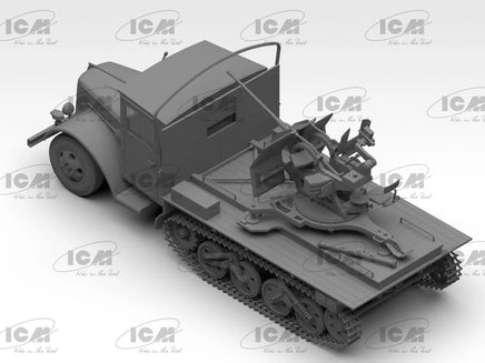 1/35 ICM Sd.Kfz.3B with Flak 38 Truppenluftschutzwagen 35455