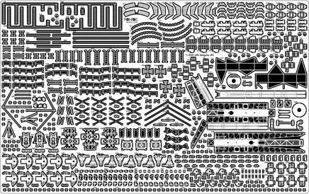 1/350 Pontos Model IJN Nagato 1941 Detail Up Set for Hasegawa 35029F1