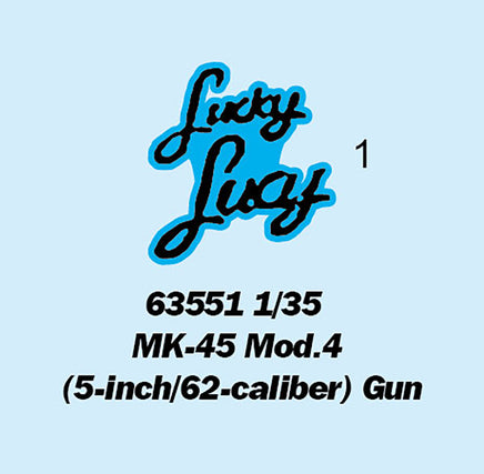 1/35 iLoveKit MK-45 Mod.4 (5-Inch/62-Caliber) Gun 63551