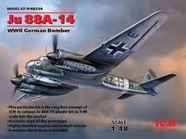 1/48 ICM Ju 88A-14 WWII German Bomber 48234