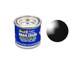 Revell Paint Email Color Enamel Paint 14Ml - Matte "Tar Black"(Ral 9021) 32106