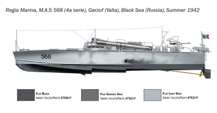 1/35 Italeri M.A.S. 563/568 with Crew 5626
