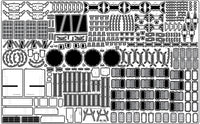 1/200 Pontos Model USS BB-61 Iowa 1944 Detail Up Set (Teak Tone Deck) 23004F1