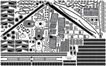 1/200 Pontos Model IJN Mikasa 1905 Detail Up Set 23008F1