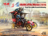 1/35 ICM Taxi Car w/French Infantry Battle of the Marne 1914 35660