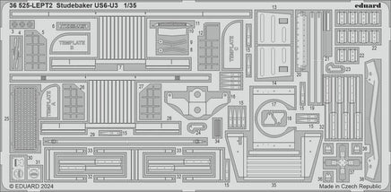 1/35 Eduard Studebaker US6-U3 Photo Etch set for ICM 36525