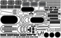 1/200 Pontos Model Bismarck 1941 Detail Up Set Basic Ver.2 (No Wood Deck) 22001F2