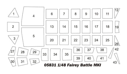 1/48 Trumpeter Fairey Battle Mk.I 05831