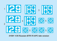 1/35 Trumpeter Russian BTR-70 APC Late Version 01591