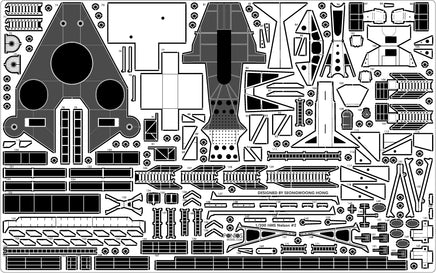 1/200 Pontos Model HMS Nelson Detail Up Set 23006F1