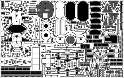 1/200 Pontos Model HMS Nelson Detail Up Set 23006F1