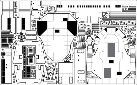 1/200 Pontos Model HMS Hood 1941 Detail Up Set 23009F1